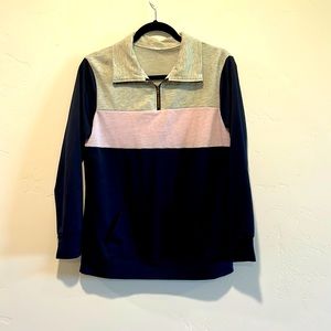 Color block sweatshirt